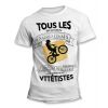 Tee-Shirt Tous les hommes naissent égaux mais les meilleurs deviennent Vttétiste 2