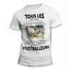 Tee-Shirt Tous les hommes naissent égaux mais les meilleurs deviennent Footballeur champion