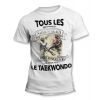 Tee-Shirt Tous les hommes naissent égaux mais les meilleurs deviennent Champion deTaekwondo