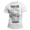 Tee-Shirt Tous les hommes naissent égaux mais les meilleurs deviennent Motard 