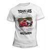 Tee-Shirt Tous les hommes naissent égaux mais les meilleurs deviennent Motard sportif 