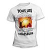 Tee-Shirt Tous les hommes naissent égaux mais les meilleurs deviennent Chasseur Canard 