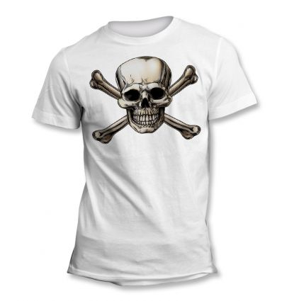 Tee-Shirt tête de mort et os