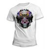 Tee-Shirt Skull Indien yeux verts