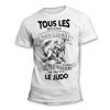 Tee-Shirt Tous les hommes naissent égaux mais les meilleurs pratiquent le judo