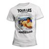 Tee-Shirt Tous les hommes naissent égaux mais les meilleurs sont marseillais Olive