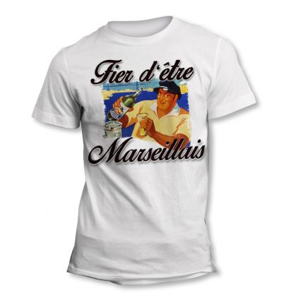 Tee-Shirt Tous les hommes naissent égaux mais les meilleurs sont marseillais