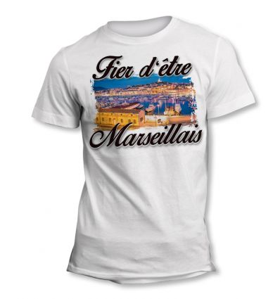 Tee-Shirt Tous les hommes naissent égaux mais les meilleurs sont marseillais Olive