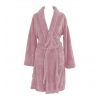 Robe de Chambre Polaire Rose poudré XL