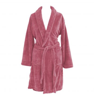 Robe de Chambre Polaire Rose Blush XL