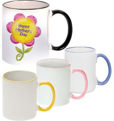 Mug couleur Rose Personnalisé