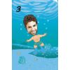 Caricature dans l'eau