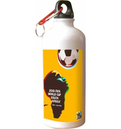 Gourde en aluminium 600 ml couleur blanc