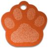 Médaille Patte de Chien Alu Orange