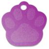 Médaille Patte de Chien Alu Violette