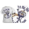 Tee-Shirt Personnalisé Blanc motif Crane Pirate