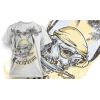 Tee-Shirt Personnalisé Blanc motif Carribean Skull